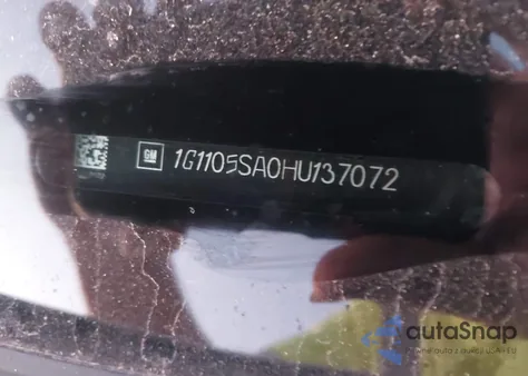 2017 Chevrolet Impala 1Lt from USA, damaged, VIN 1G1105SA0HU137072